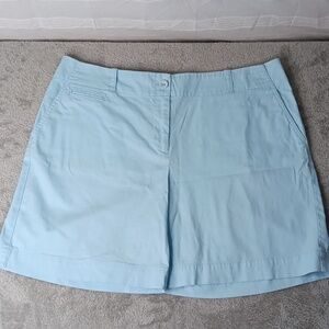 Talbots Baby Blue Bermuda Shorts Women's Size‎ 14